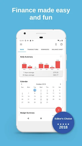 Bluecoins Finance screenshot 1