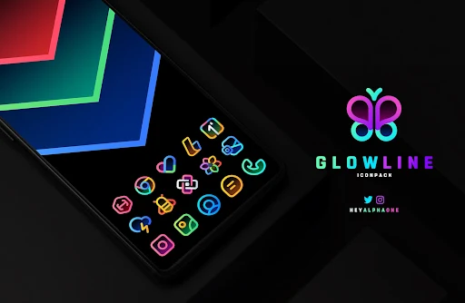 GlowLine Icon Pack screenshot 1