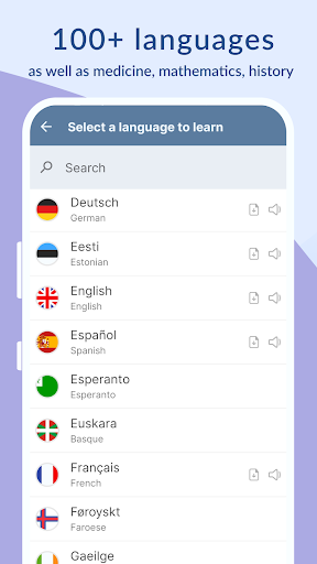 Flashcards: learn languages screenshot 1