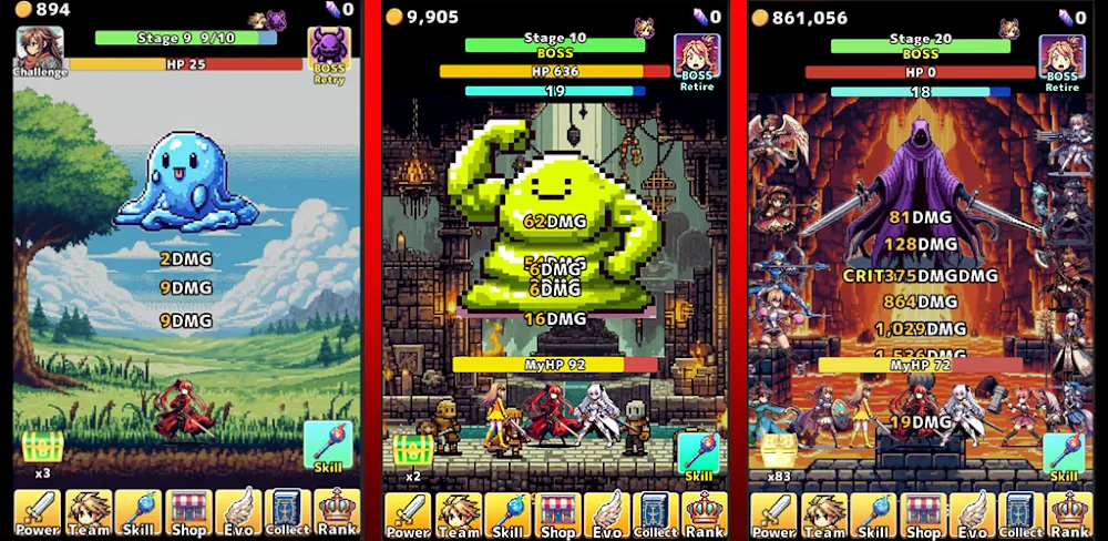 Hack and slash clicker screenshot 1