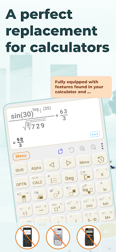 HiEdu Calculator He-580 Pro MOD screenshot 1