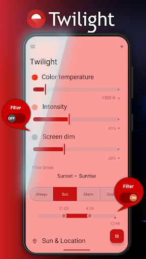 Twilight: Blue light filter 14.25 APK + MOD [Pro Unlocked] screenshot 1