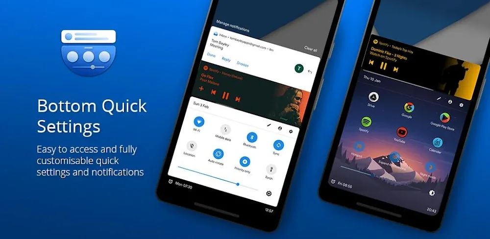 Bottom Quick Settings screenshot 1
