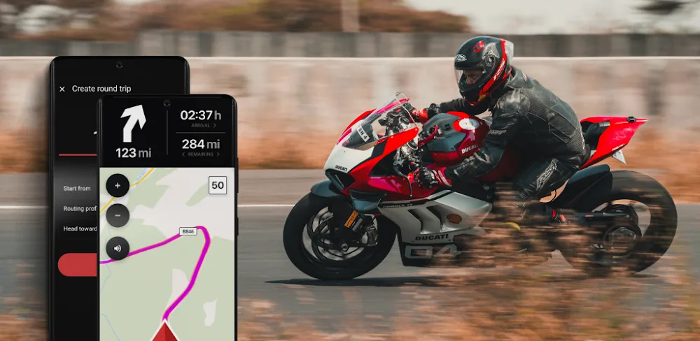 calimoto — Motorcycle GPS screenshot 1