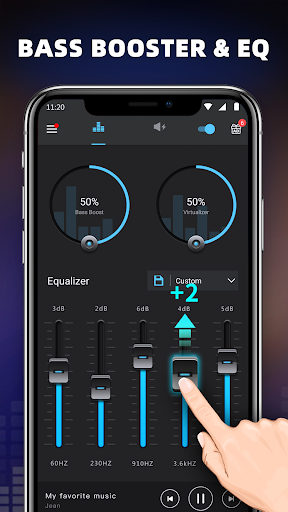 Bass Booster & Equalizer PRO screenshot 1