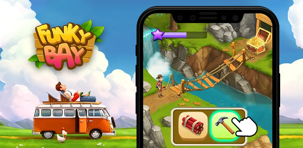 Funky Bay: Farm Adventure game screenshot 1