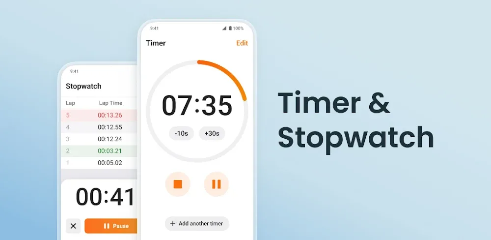 Multi Timer: Timer + Stopwatch (Timer Plus) screenshot 1