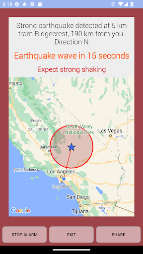 Earthquake Network PRO screenshot 1