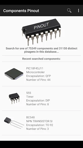 Electronic Component Pinouts screenshot 1
