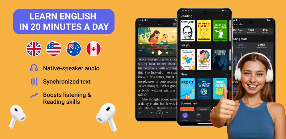 Bookvo Reading English Stories screenshot 1