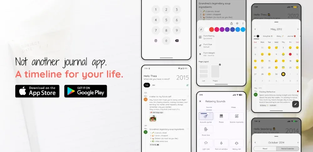 StoryPad – Timeline Diary screenshot 1
