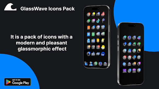GlassWave Icons Pack MOD screenshot 1