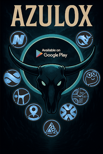 Azulox Icon Pack – Dark mode screenshot 1