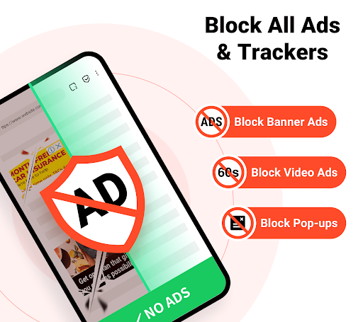 Free Adblocker Browser MOD screenshot 1
