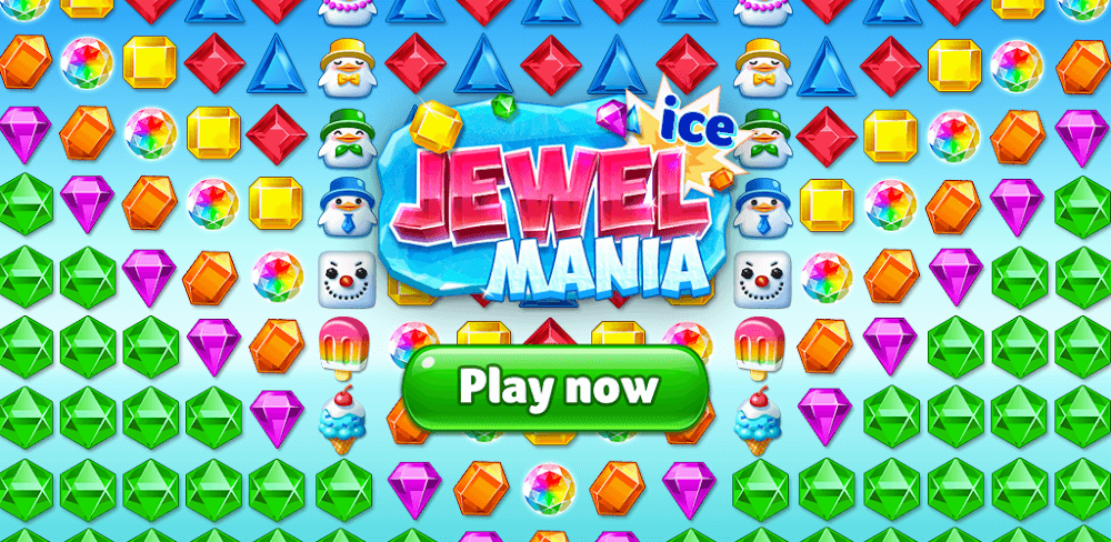 Jewel Ice Mania:Match 3 Puzzle screenshot 1
