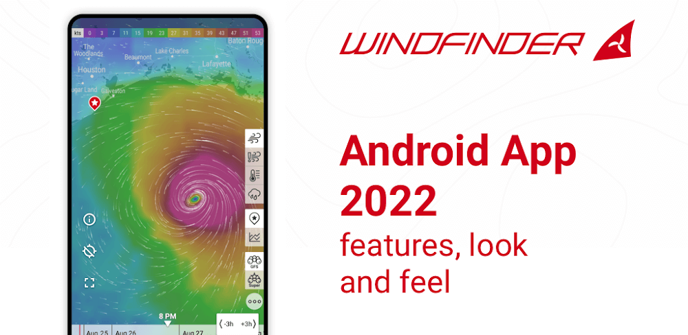 Windfinder: Wind & Weather map screenshot 1