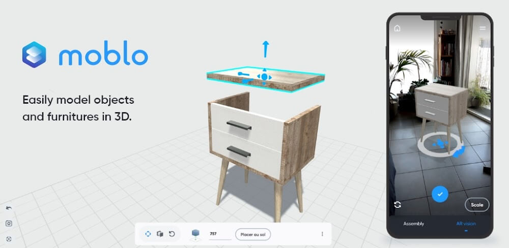 Moblo – 3D furniture modeling screenshot 1