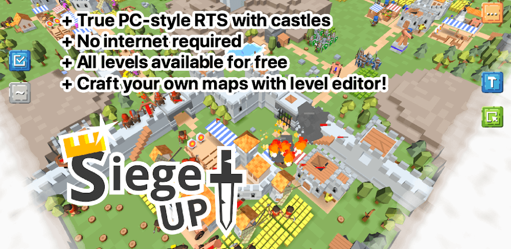 RTS Siege Up! – Medieval War screenshot 1