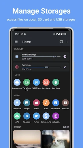 AnExplorer TV File Manager MOD screenshot 2