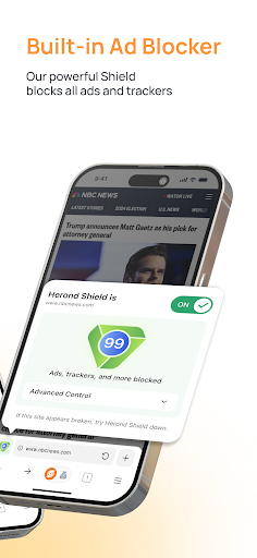 Herond Private Adblock Browser screenshot 2