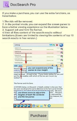 DocSearch+ Search File Content MOD screenshot 2