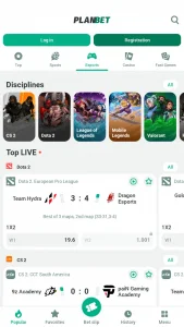 Planbet screenshot 2