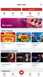 Megapari screenshot 2