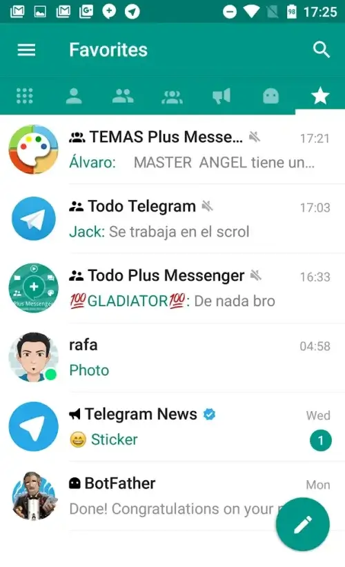 Plus Messenger screenshot 2