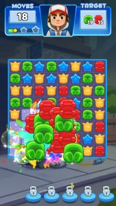 Subway Surfers Match (MOD, Unlimited Boosters) screenshot 2