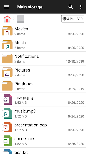 File Manager XFolder screenshot 2