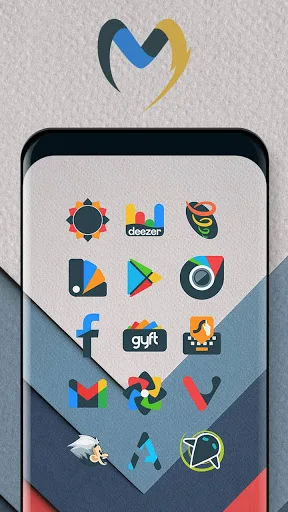 Material UI Dark Icon Pack MOD screenshot 2