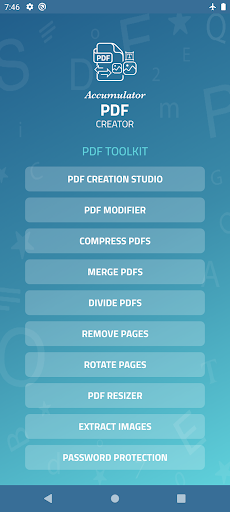 Accumulator PDF creator screenshot 2