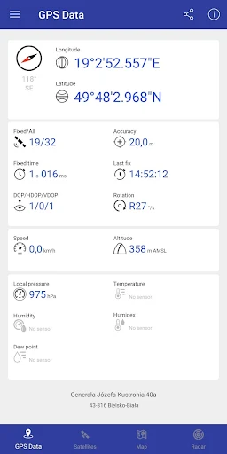 GPS Data screenshot 2