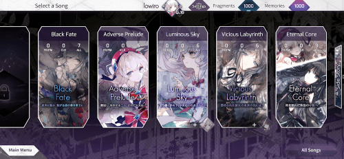 Arcaea screenshot 2