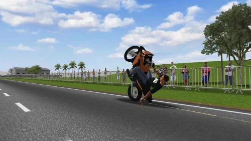 Moto Wheelie 3D screenshot 2