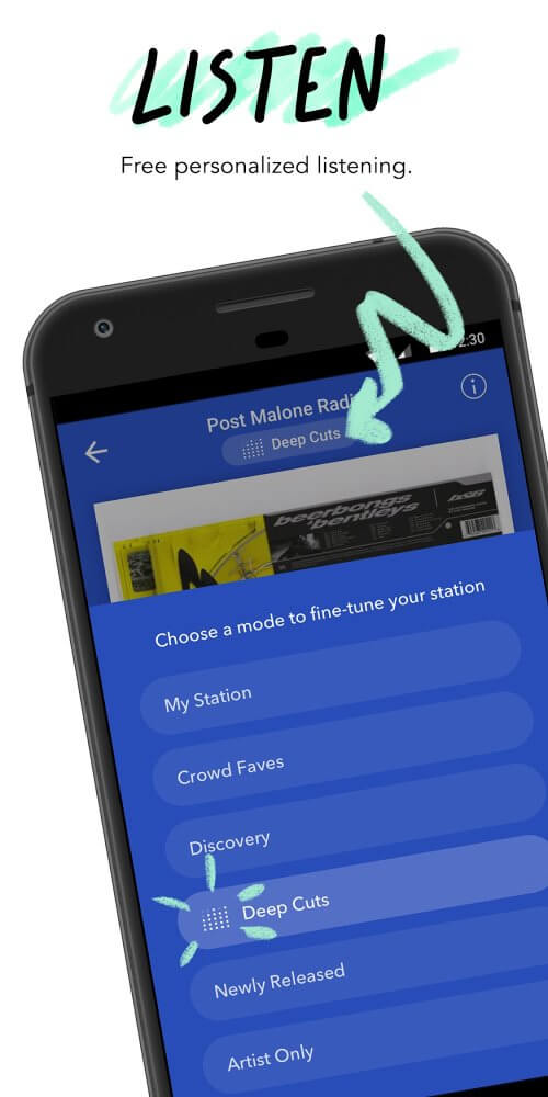 Pandora screenshot 2