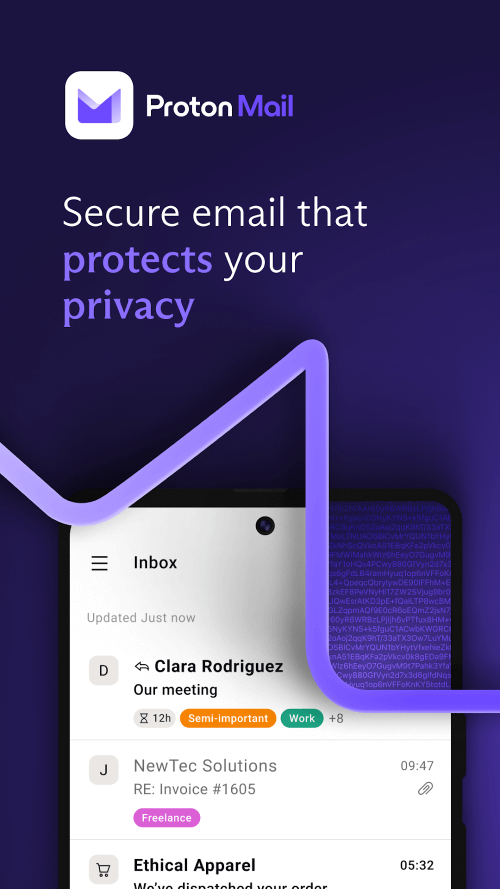 Proton Mail: Encrypted Email screenshot 2