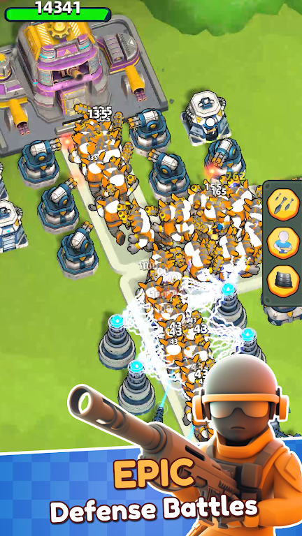 Island Defense TD – Tower War screenshot 2