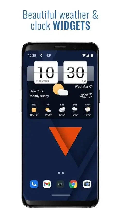 Sense Flip Clock & Weather screenshot 2