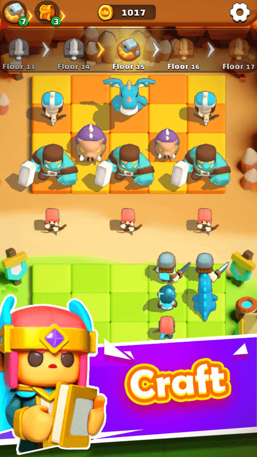 Merge War – Army Draft Battler screenshot 2