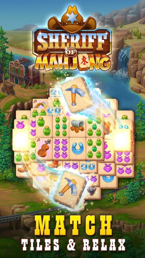 Sheriff of Mahjong: Tile Match screenshot 2