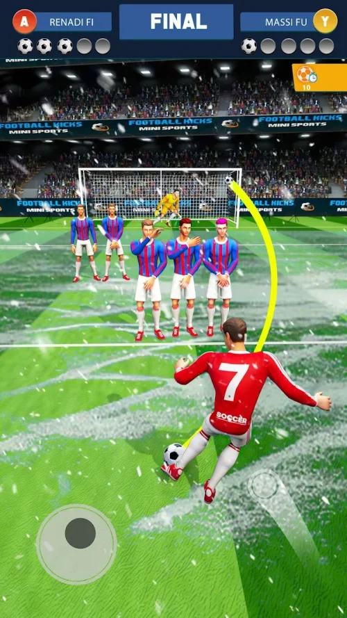 Soccer Kicks Strike Game screenshot 2