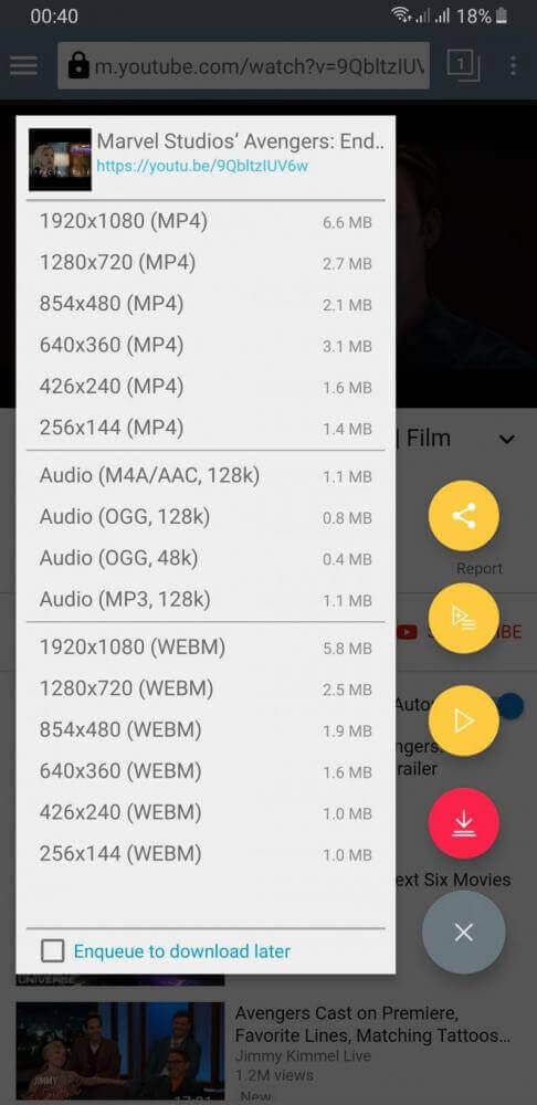 Tubemate screenshot 2