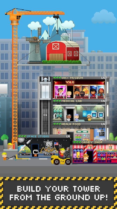 Tiny Tower: 8 Bit Retro Tycoon screenshot 2