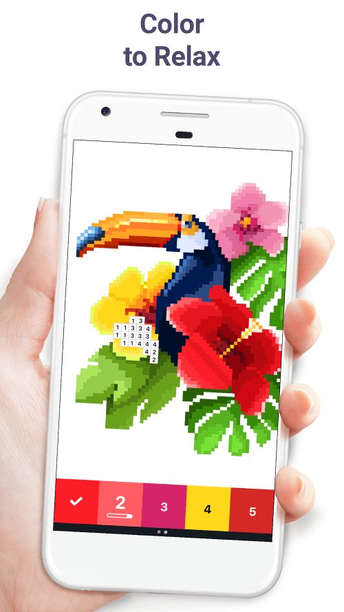 Pixel Art – color by number screenshot 2