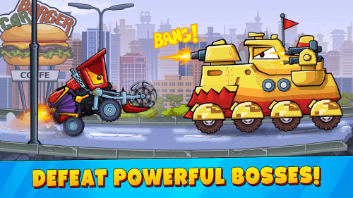 Car Eats Car 3 Hill Climb Race screenshot 2