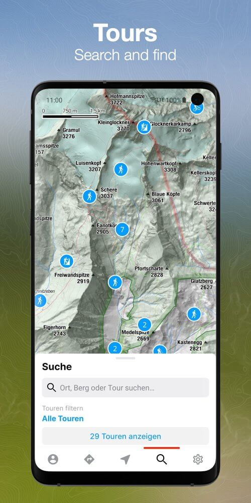 bergfex Tours screenshot 2