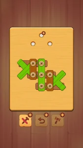 Wood Nuts & Bolts Puzzle (MOD, Unlimited Coins) screenshot 2