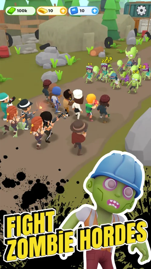 Survivor Idle Run: Z-RPG Game screenshot 2