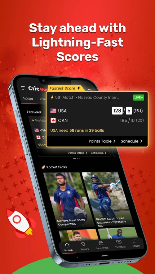 Cric Rocket screenshot 2